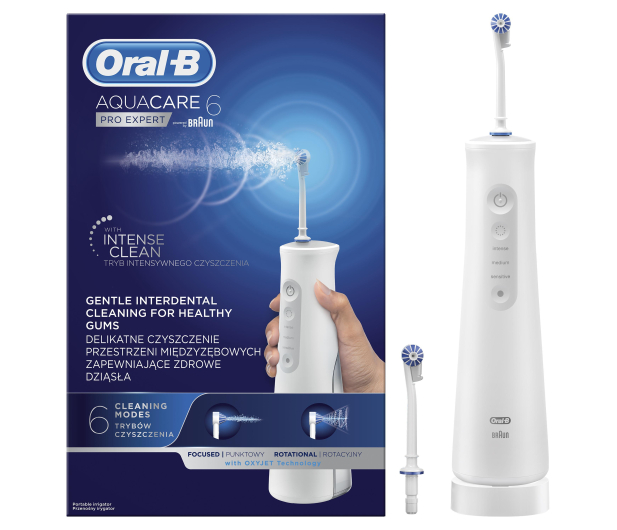 Oral-B IRYGATOR ORAL-B AQU ACARE 6 PROEXPERT BIAŁY - 1379271 - zdjęcie 2